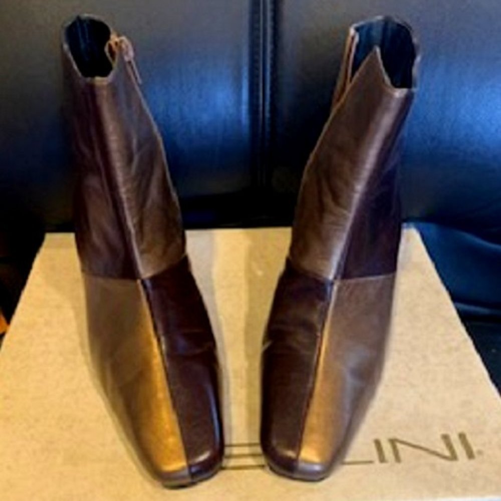 Women Bellini Virginia Genuine Leather Boots Dress Booties 7W